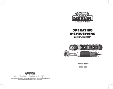 Merlin Merlin 10005 Operating Instructions Manual | Manualzz