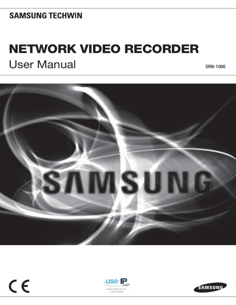 Samsung SRN1000 Network Video Recorder User Manual Manualzz