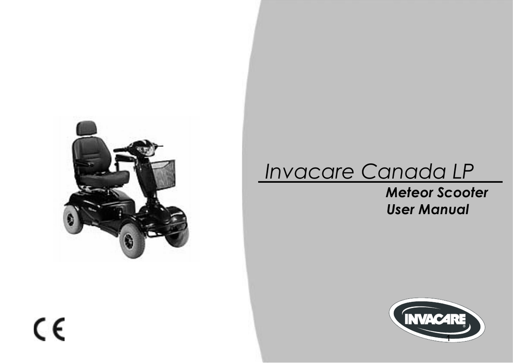 Invacare Canada LP User manual Manualzz