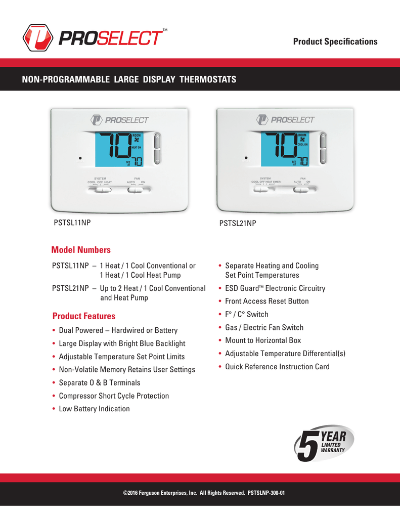 Page 2 Of Lux Products Thermostat Psd111 User Guide Manualsonline Com