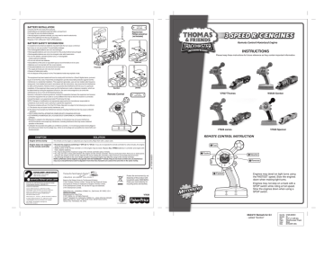 Mattel 3 Speed Gordon Instruction Sheet | Manualzz
