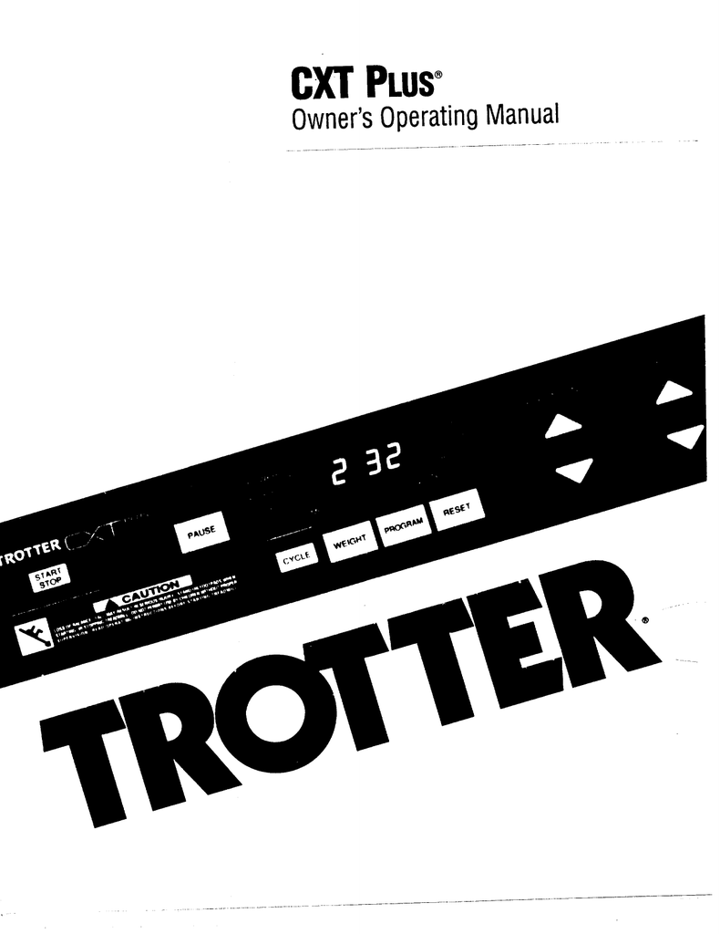 Trotter best sale cxt plus