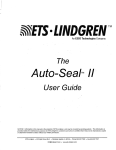 ETS-Lindgren Auto-Seal II User Guide