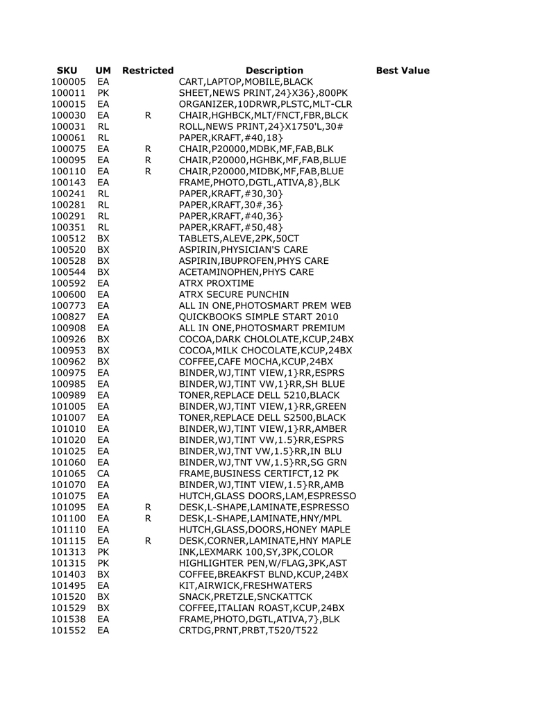 Office Depot Net Pricer Eff 04 05 10 Manualzz