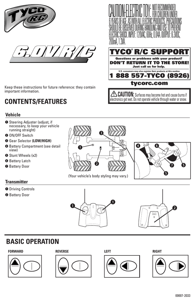 Mattel Rc 6v Batman With Battery Pack User Manual Manualzz