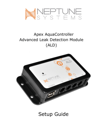 ALD: Advanced Leak Detection | User manual | Neptune Setup Guide | Manualzz