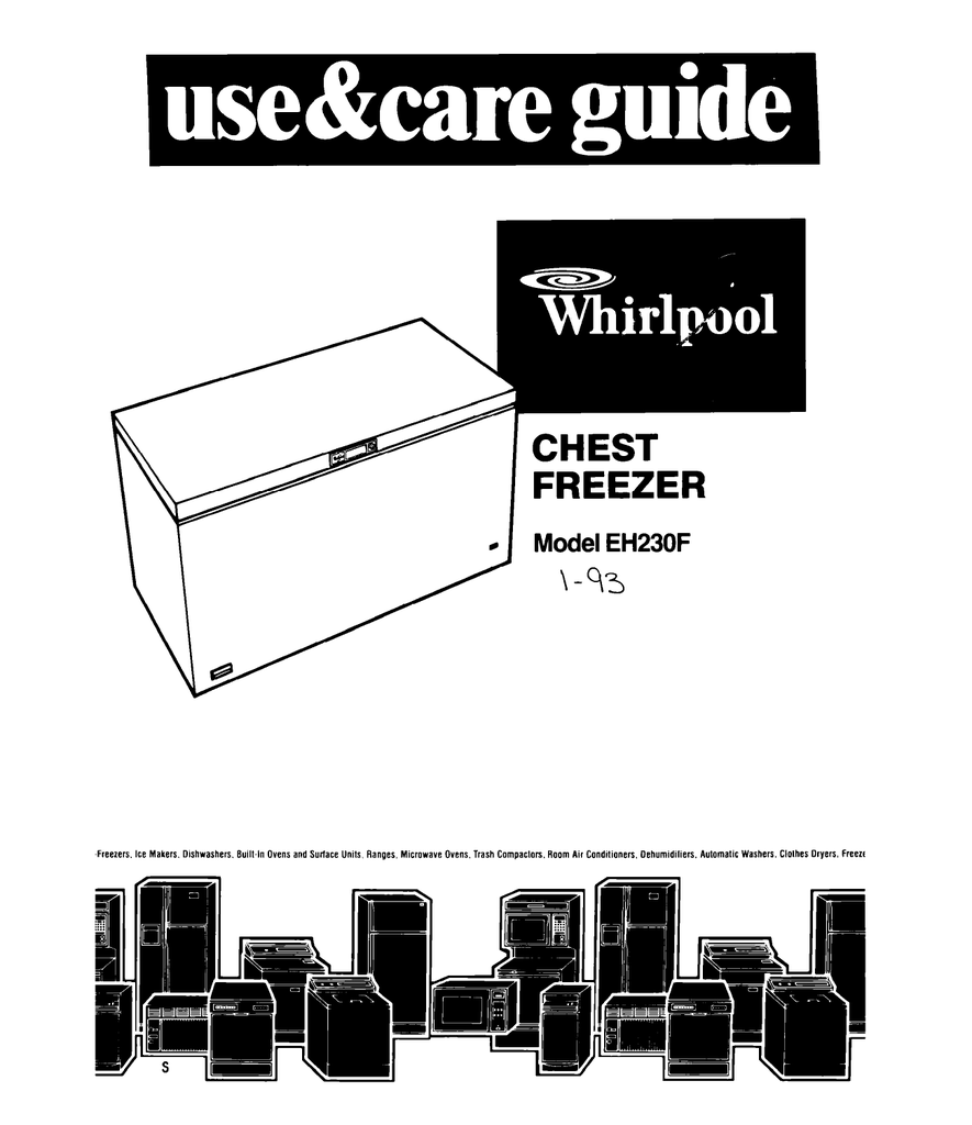 Whirlpool Freezer Repair Manual Manualzz