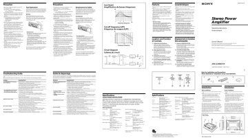 Stereo Power Amplifier | Manualzz