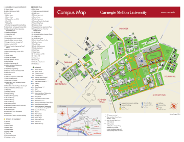 Cmu Parking Lot Map Campus Map - Carnegie Mellon University | Manualzz