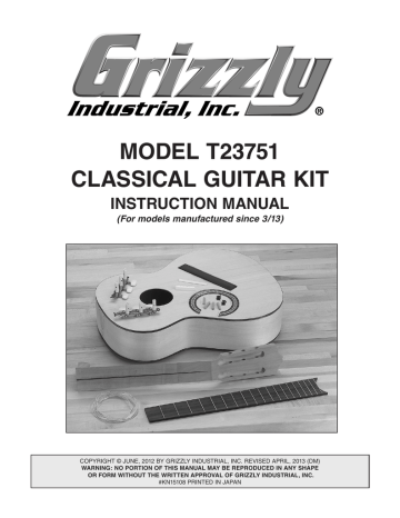 grizzly guitar kits