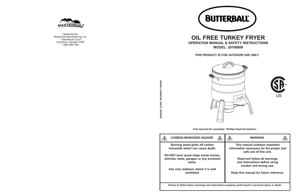 butterball oil free turkey fryer