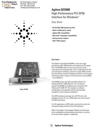 hp agilent 82357b driver windows 7