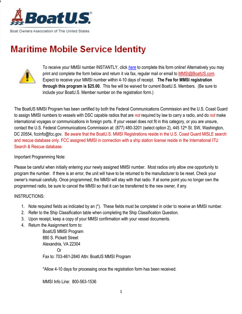 coast guard station mmsi numbers