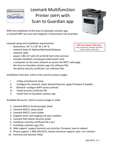 lexmark 2300 series scanner software