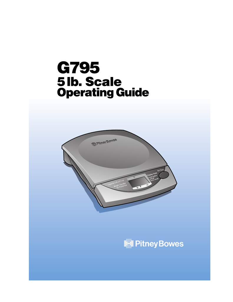 Pitney Bowes Scale Rate Chart