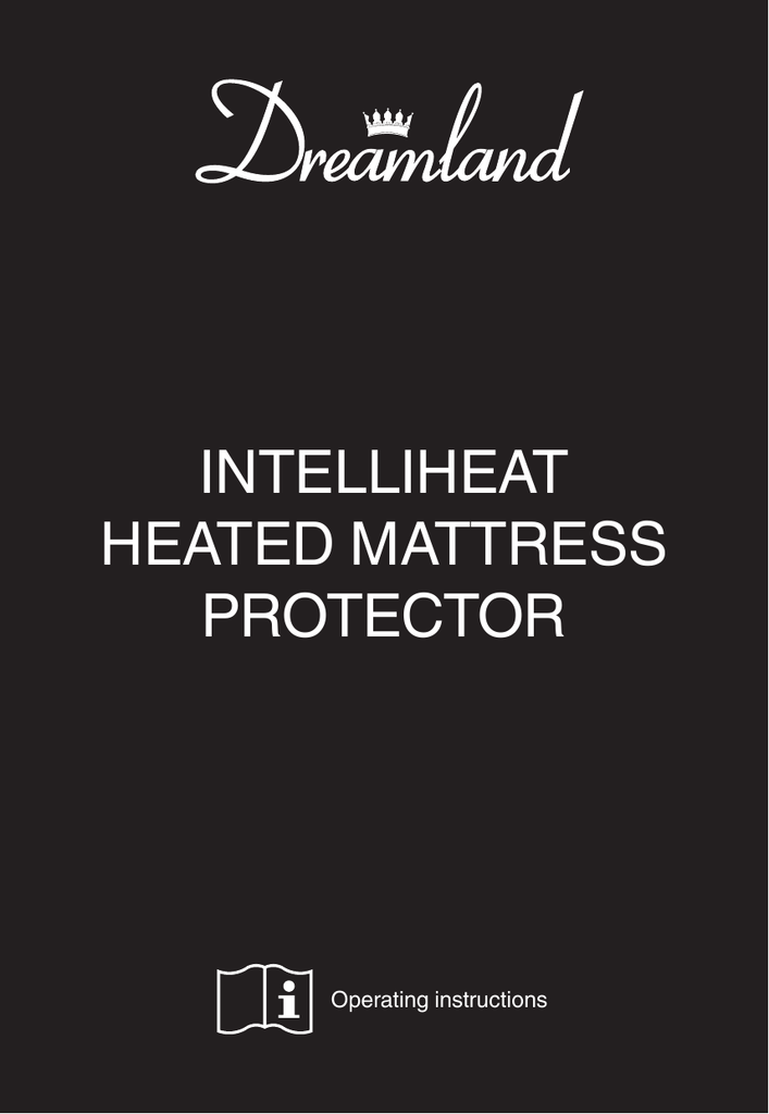 intelliheat heated mattress protector | Manualzz