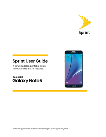 Samsung Galaxy Note5 User manual | Manualzz