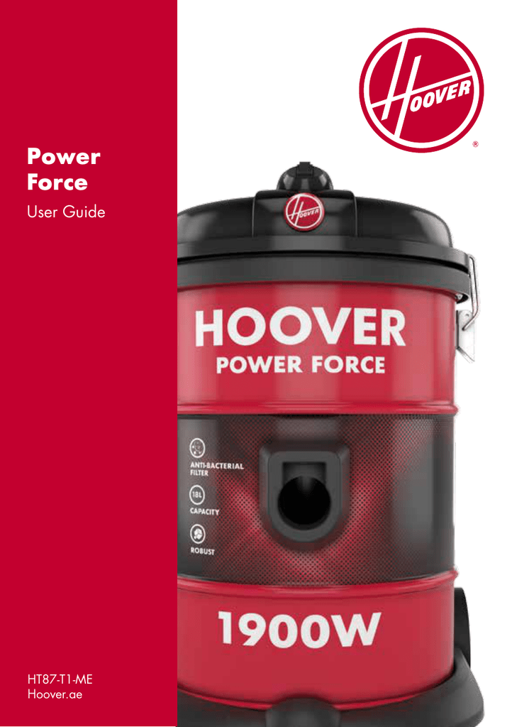 Power Force - Hoover MEA | Manualzz