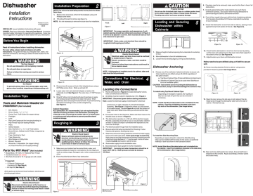 Frigidaire 675000800908 Installation instructions | Manualzz
