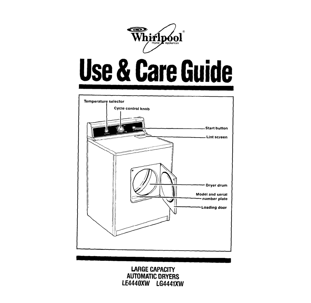 Whirlpool Dryer Repair Manual Manualzz