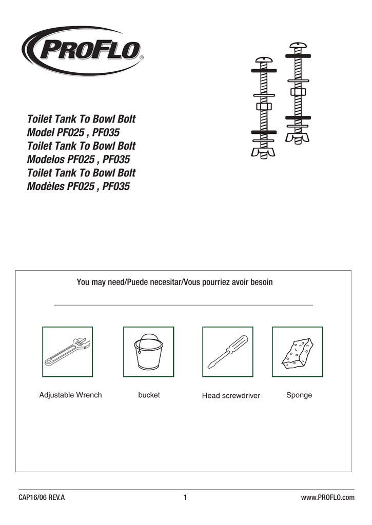 install toilet tank bolts diagram