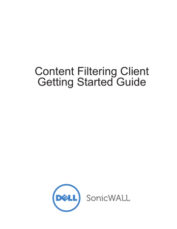 Dell SonicWALL Content Filtering Client Getting | Manualzz