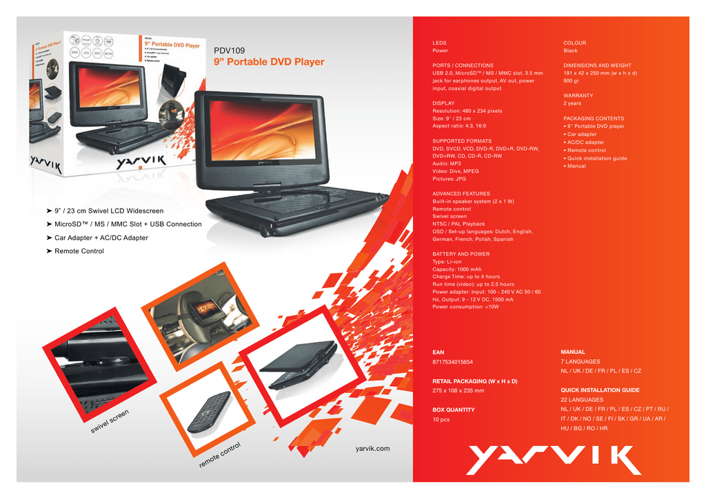 9 Portable Dvd Player Manualzz Com