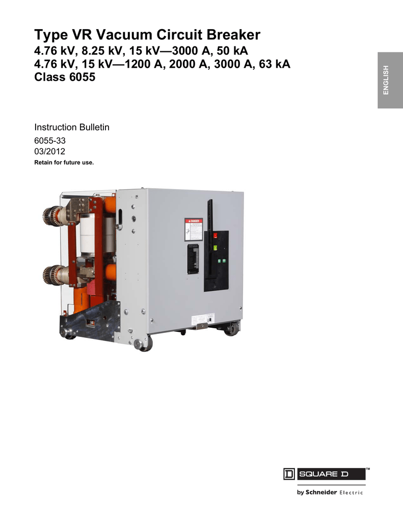 Type Vr Vacuum Circuit Breaker Manualzz Type Vr Vacuum Circuit Breaker Manualzz