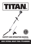 Petrol multi tool TTL488GDO Manual
