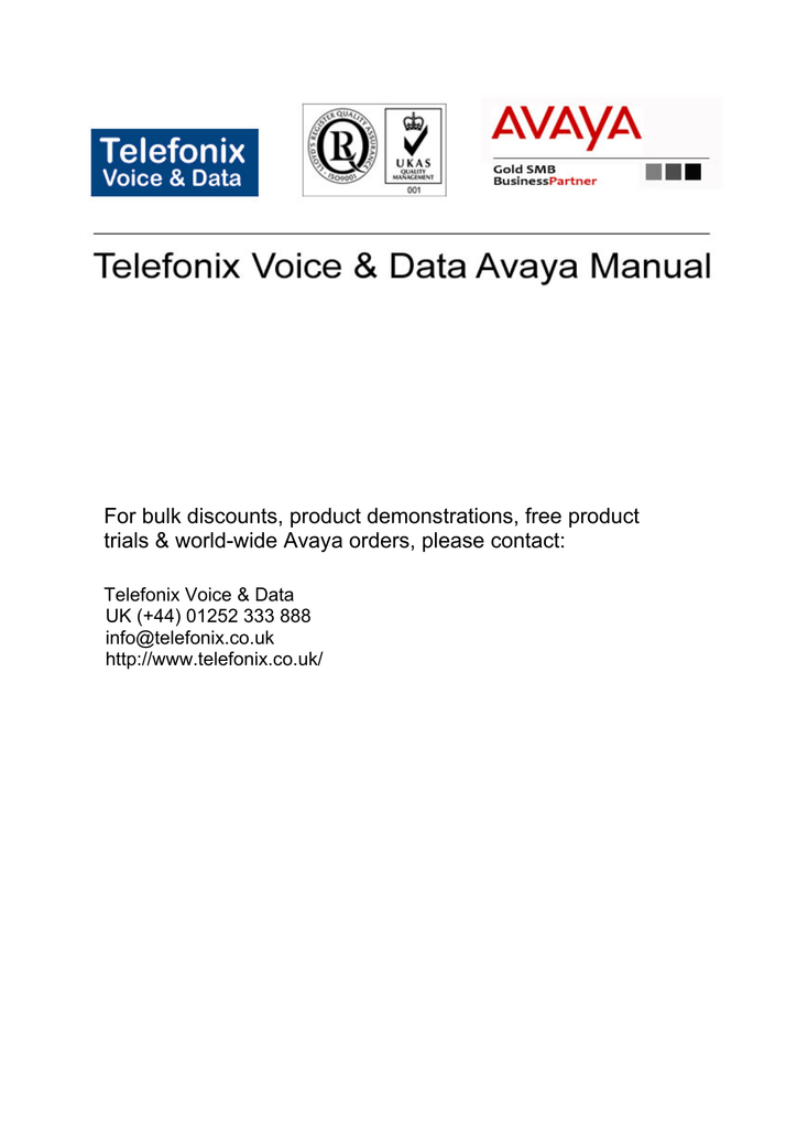 Avaya 9650 Manual | Manualzz