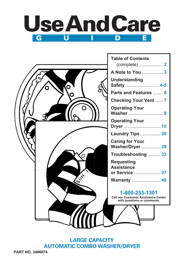 Crosley Washer/Dryer Combo Repair Manualzz