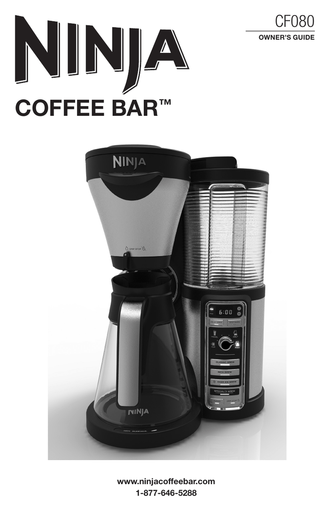Ninja coffee bar Manualzz