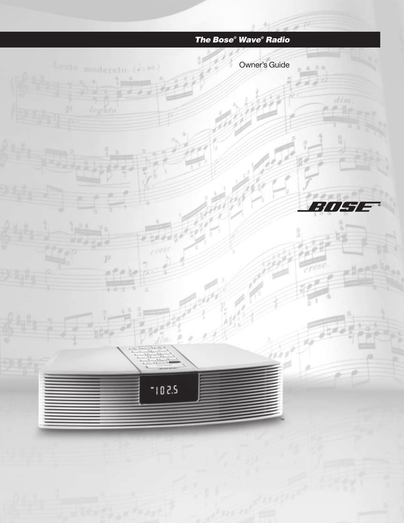 Bose Wave radio Series III Owner's Manual Manualzz