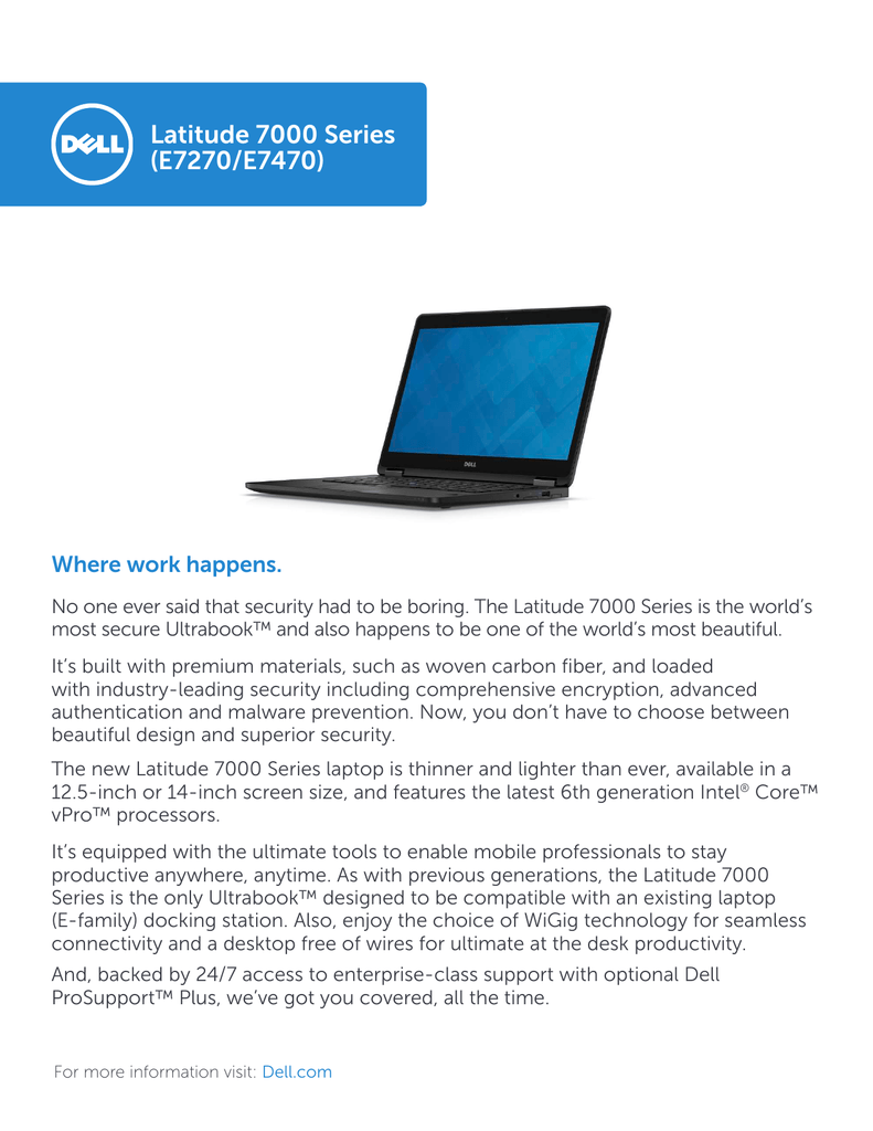 Amazon Renewed Latitude E7470 Traditional Laptop User Manual Manualzz