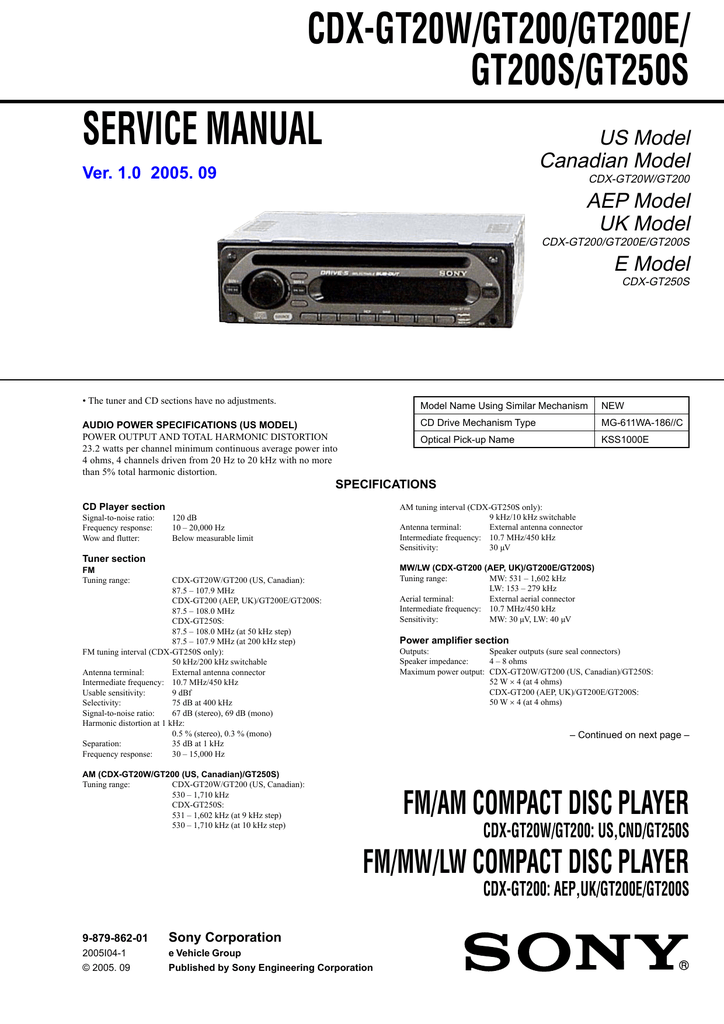 sony xplod cdx gt250mp wiring diagram Wiring Diagram