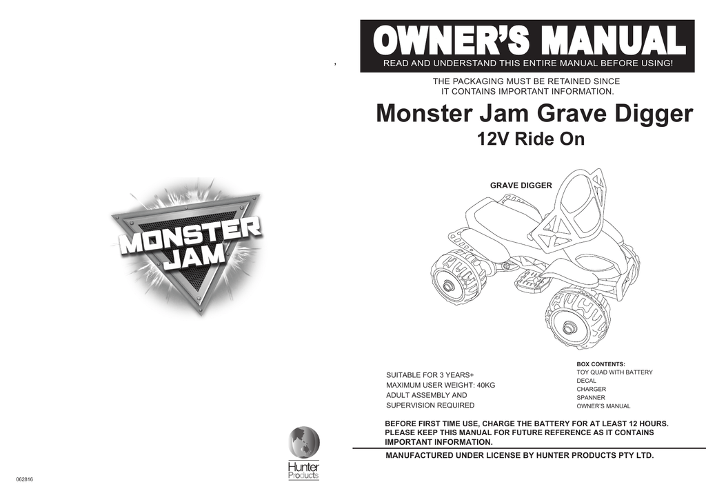 monster jam atv toys