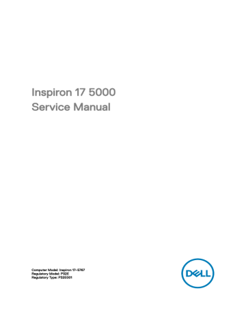 Dell Inspiron 17 5767 Laptop Service Manual Manualzz