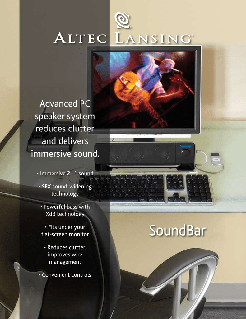 altec lansing soundbar