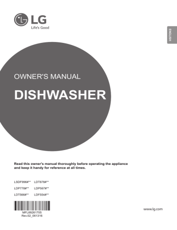 LG LDF5545ST, LDF5545BD, LDF5545BB Owner's manual | Manualzz