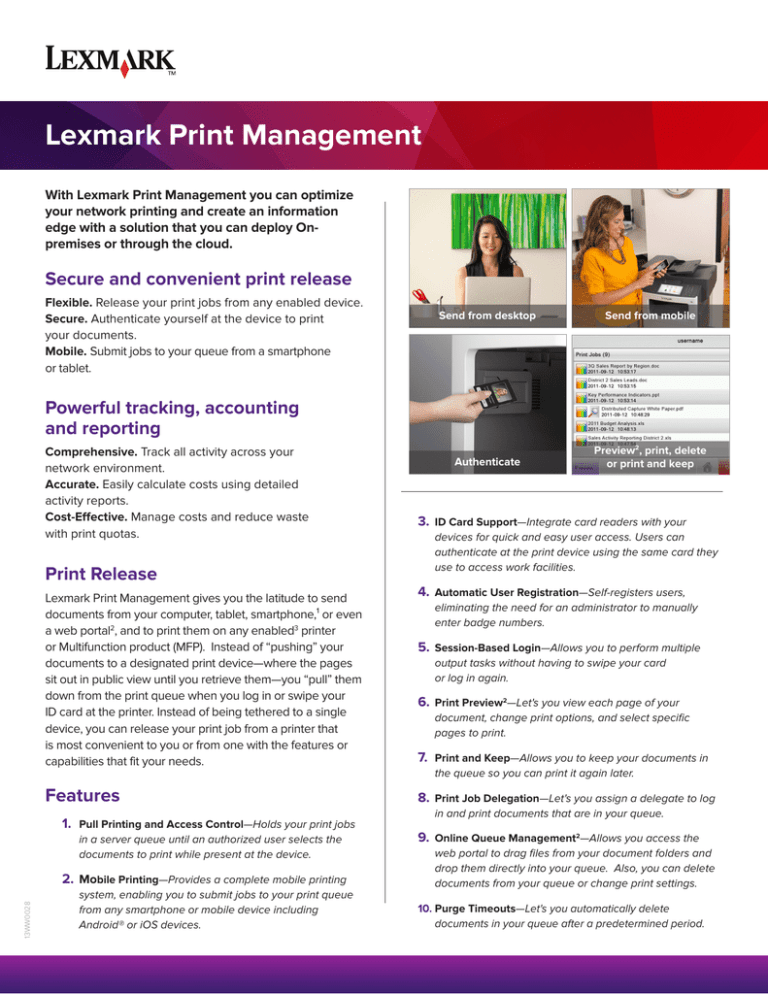 lexmark print server