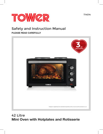 tower mini oven and hob