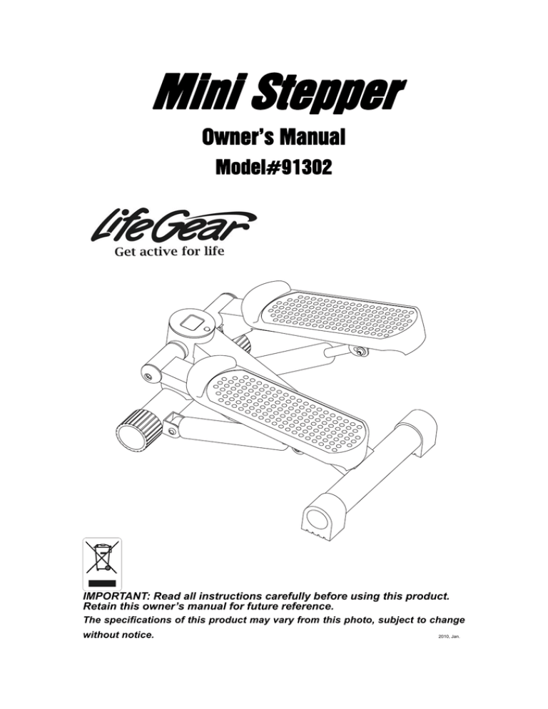 weslo mini stepper