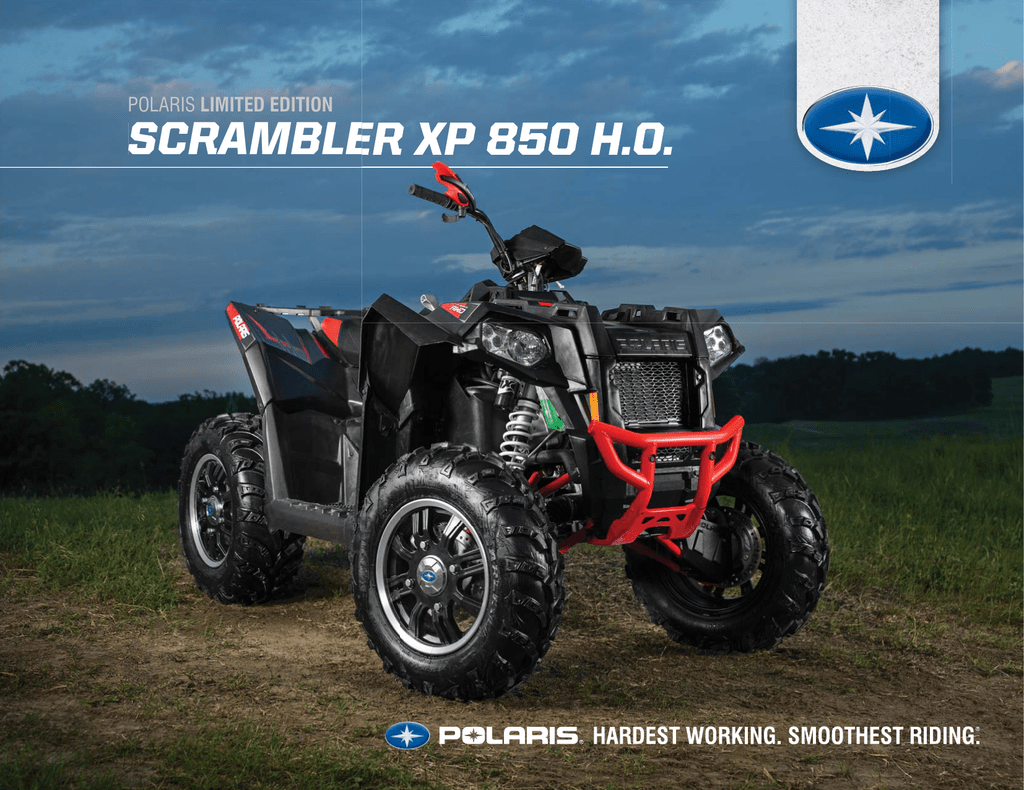 Polaris Scrambler Xp 850 Ho Manualzz