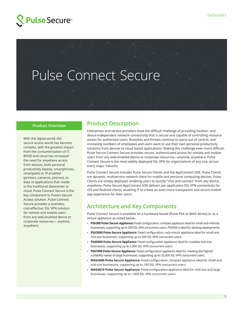 pulse secure terminal services client