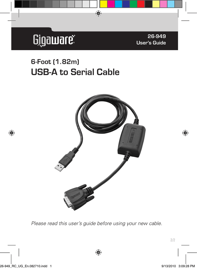 gigaware usb to serial driver