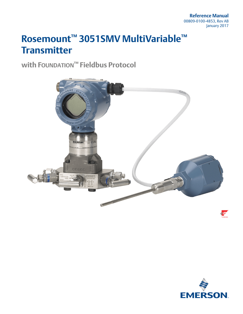 Manual Rosemount™ 3051SMV MultiVariable™ Transmitter with Manualzz