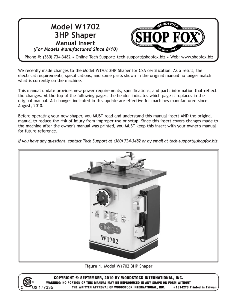 Shop Fox D3392 1//4-Inch and 1//2-Inch Router bit Spindle for W1702 Shaper