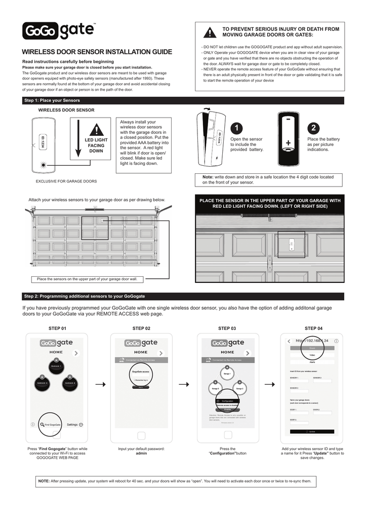 Garage Door Sensor Blinking Red Dandk Organizer
