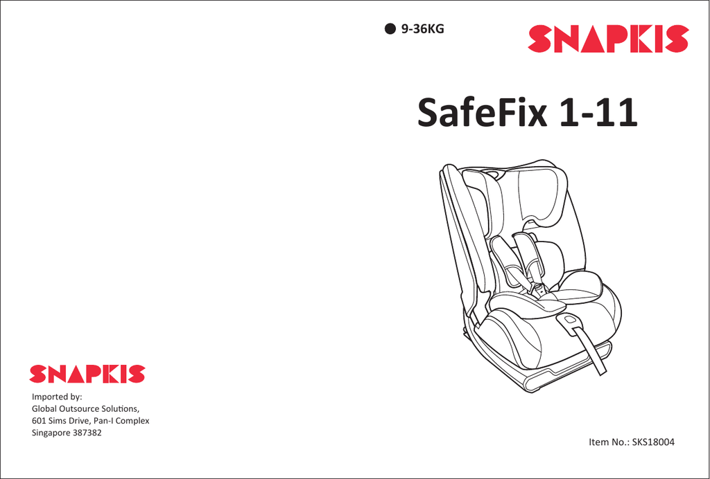 snapkis car seat isofix