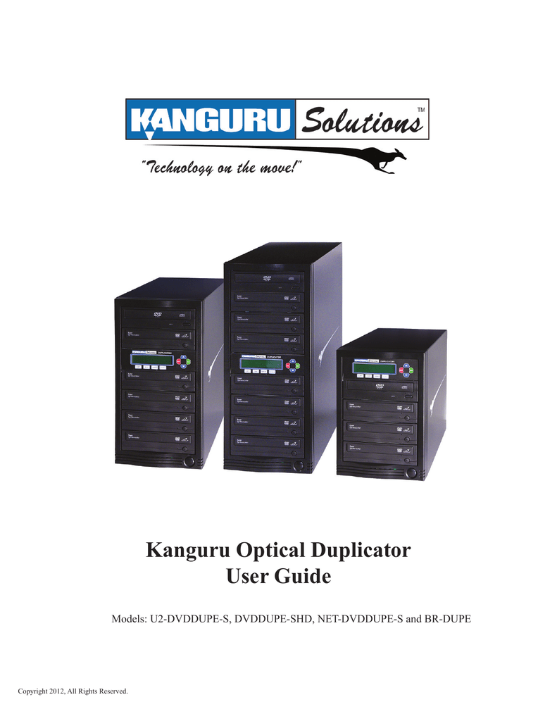 Kanguru Optical Duplicator User Guide Manualzz